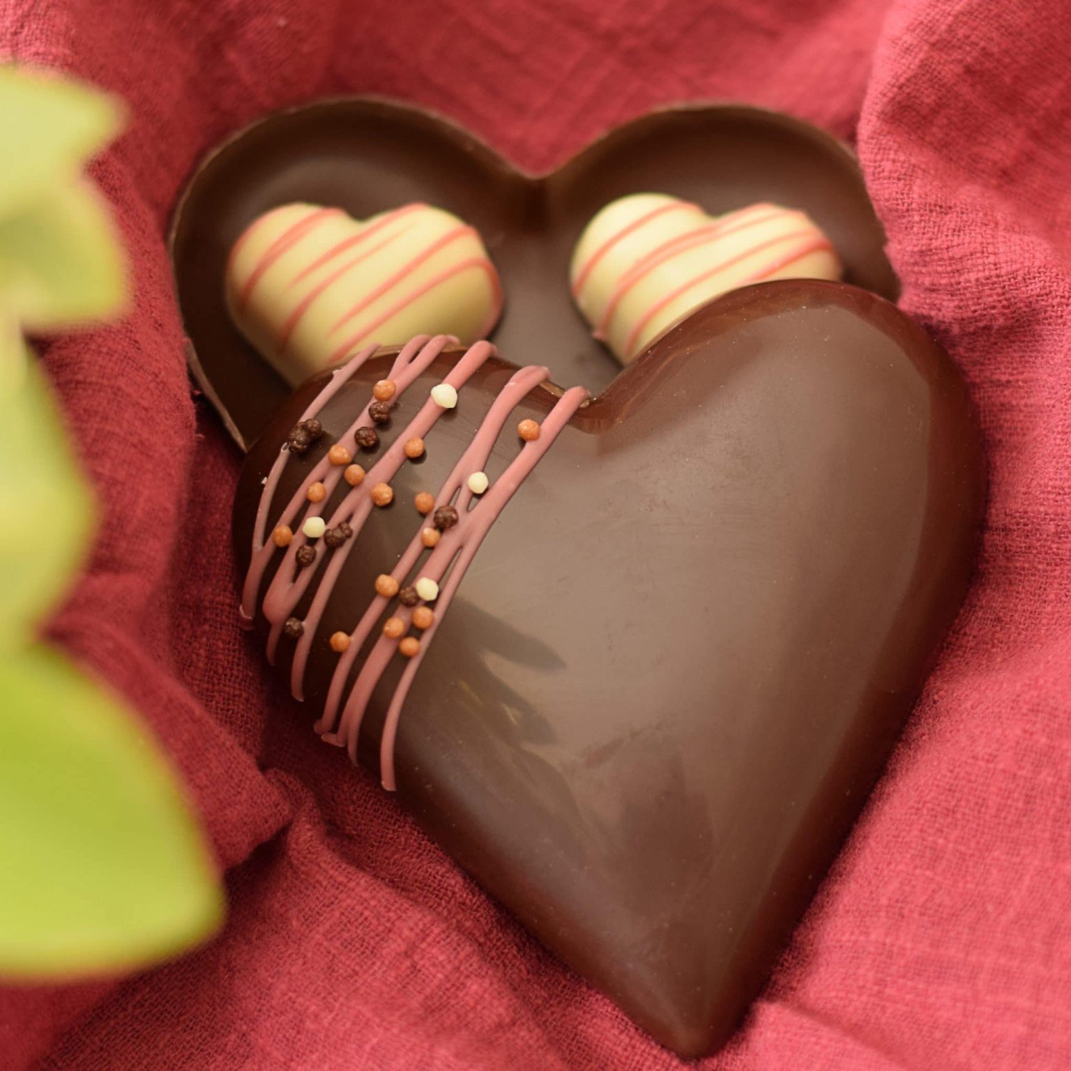 Dark Chocolate Heart Box