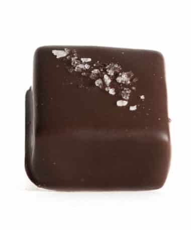 Gourmet Dark Chocolate Fleur de Sel Caramel